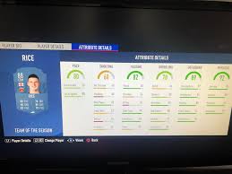 View his overall, offense & defense attributes, compare him with other players in the game. Declan Rice Tots Igs Fifa