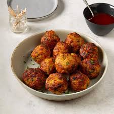 Game Day Thai Chicken Meatballs Recipe Chicken Meatball Recipes Thai Chicken Meatballs Appetizer Recipes