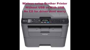 Wireless Setup Brother Printer Mfc L2700dw And Download Driver Youtube