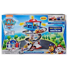 Puppy rescue patrol is waiting for its hero adventures! Paw Patrol True Metal Adventure Bay Rescue Way Playset With 2 Exclusive Vehicles Kohls In 2021 Paw Patrol Playset Diecast