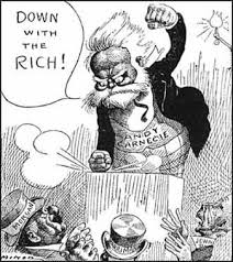 This particular political cartoon depicts andrew carnegie speaking with uncle sam while a beast stands behind him. Philanthropy The Debate Leadership Legacy