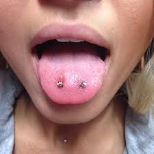 Double Tongue Piercing Mouth Piercings Piercings Eye