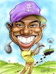 Pin Oleh Roy Lowden Di Tiger Woods Karikatur Menggambar Karikatur Flamboyan