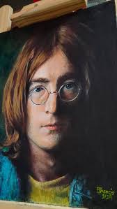 Oil painting by busy artist