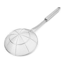 Uniware 3702 over sink stainless steel adjustable colander strainer. Stainless Steel Spider Skimmer Strainer Chicken Wings Blog