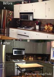 How To Paint Your Kitchen Cabinets With Annie Sloan French Linen And Glaze Tutorials Diyp Metal Kitchen Cabinets Farm Fresh Vintage Finds Chalk Paint Kitchen