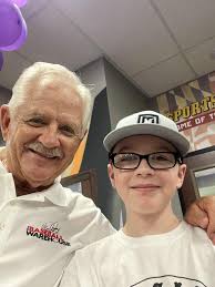 Meeting a baseball player after game