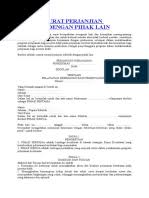 Contoh perjanjian bagi hasil penjualan. Surat Perjanjian Kerjasama