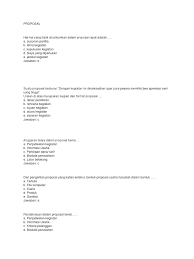 Jevon ogamota harefa kelas : Proposal