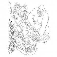 Features appearances by king kong, the daleks, and the dinosaurs from jurassic park. Top 10 King Kong Coloring Pages For Toddlers