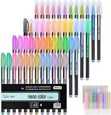 Make sure this fits by entering your model number.; 96 Pack Gel Pens For Adult Coloring Book 48 Unique Gel Pen Plus 48 Refills For Adult Coloring Books Drawing Amazon Co Uk Stationery Office Supplies