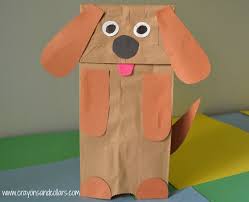 Easy Paper Bag Puppets You Can Make With Household Items Paper Bag Puppets Paper Bag Crafts Preschool Crafts