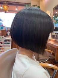 バッサリ ヘアスタイル ボブ 美髪 ヘアカット