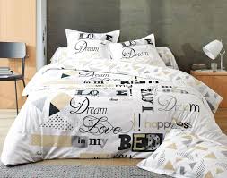 Linge De Lit Inscriptions Romantiques Housse De Couette Linge De Lit Housse De Couette Enfant