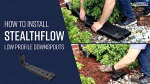 How important is downspout placement? Diy Drainage Solutions How To Install A Stealthflow Downspout Extension Greydock Blog