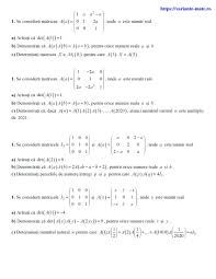 Cea mai usoara metoda este sa deoarece daca am calcula in mod normal 2 32 ridicat la puterea 2 32 ar trebuii sa modificam putin orice abatere de la aceasta regula constituie o incalcare a legii 8/1996 privind drepturile de autor si. Matematica Bacalaureat Evaluare Nationala Variante Rezolvateexercitii Matrice Determinanti Sisteme De Ecuatii Matematica Bacalaureat Evaluare Nationala Variante Rezolvate