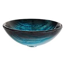 kraus ladon 17 inch textured glass bowl