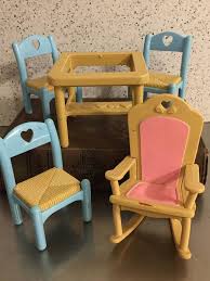Vintage Fisher Price Loving Family Dollhouse Furniture Set Of Loving Family Dollhouse Furniture Loving Family Dollhouse Dollhouse Furniture Sets