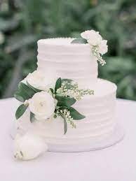 Top 20 Simple Wedding Cakes On Budgets For 2020 Roses Rings Simple Wedding Cake Green Wedding Cake Cool Wedding Cakes