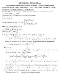 Pentru a interschimba doua variabile exista mai multe metode. Clasa A Xiia Fisa Schimbarea De Variabila Ii