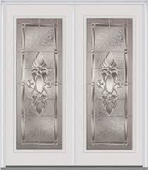 These fiberglass doors perform very well under harsh weather condition and require very little maintenance. Full Lite Fiberglass Brilliant White Double Door Traditional Front Doors By Verona Home Design Z016271l Houzz