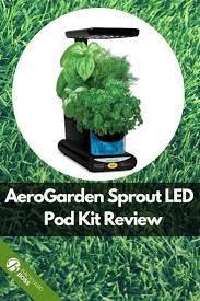 Aerogarden Sprout Led With Gourmet Herb Seed Pod Kit Review Hydroponic Growing Hydroponics Gourmet Herbs