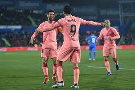 We did not find results for: Getafe Vs Barcelona La Liga Final Score 1 2 Barca Win Tough Road Game Barca Blaugranes