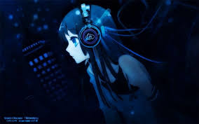 Anime Music Night Lights Hd Anime Wallpapers Anime Wallpaper Girl With Headphones