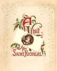 Santatwas Jpg Image Christmas Clipart Free Christmas Graphics Christmas Prints