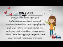 Ibu bapa lah yang mencorakkannya. Dub2012 Nilai Masyarakat E Folio Pbu 2016 Youtube