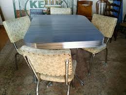 vinyl chairs, retro kitchen