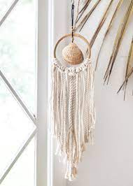 Bohemian macrame wall hanging diy craftsy house. Bohemian Wall Art Diy Novocom Top
