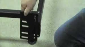 If your headboard and bed frame don't quite line up for easy installation, manufacturers sell adapters that connect the bolt holes in the frame to those in the headboard. Mod Adapt Headboard Plate Instructional Video Youtube