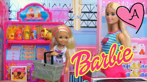 ¡sin duda la muñeca más famosa del mundo! Jugando Con El Supermercado De Barbie Munecas Y Juguetes Con Andre Para Ninas Y Ninos Youtube