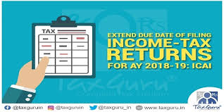 2021 irs tax refund calendar. Extend Due Date Of Filing Income Tax Returns For Ay 2018 19 Icai