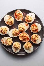 Add the yogurt, mustard, relish salt and pepper to the yolks and mash all together with the back of a fork. Smoky Keto Deviled Eggs Low Carb With Jennifer