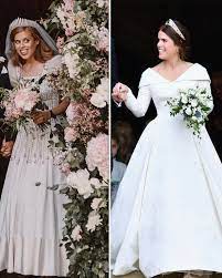 The queen's granddaughter was diagnosed with scoliosis and underwent corrective surgery aged just 12. Princess Beatrice Wedding Dress V Princess Eugenie Kate Middleton Meghan Markle Express Co Uk