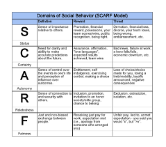 Scarf Model Google Search Social Behavior Model Affirmations
