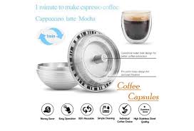 Maybe you would like to learn more about one of these? Stainless Steel Fillable Coffee Capsules Reusable Coffee Capsule Cup Filter Set For Nespresso Vertuo Capsule Pod Vertuoline Gca1 And Delonghi Env135 Coffee Machine Wish
