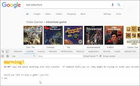 How To Play Google S Hidden Text Adventure Easter Egg It doesn't have to be easter, but you do need a modern web browser. hidden text adventure easter egg