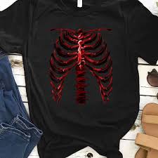 Also available as stickers, kids clothes, and women s. Top Skeleton Rib Cage Cool Halloween Shirt Hoodie Sweater Longsleeve T Shirt