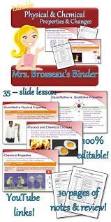 Physical And Chemical Properties Changes Powerpoint Notes Homework Editable Get R Physical And Chemical Properties Teaching Chemistry Chemical Changes