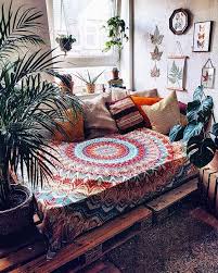 A Blend Of Hues And Staggering Examples Bohemian Chic Beds Has An Enchanted Intensity Of Changing Bohemian Bedroom Design Bedroom Design Bohemian Style Decor