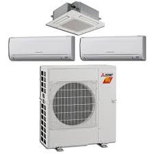 Don't overpay for your mitsubishi mini split. Mini Split Multi 3 Zone Mitsubishi H2i Hyper Heat Up To 18 Seer Heat Pump System Mxz 3c30nahz2 X 3 Wall Mount Or Ceiling Cassette