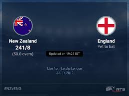 Nz vs eng cricket scorecard (odi). New Zealand Vs England Live Score Over Final Odi 46 50 Updates Cricket News