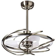 Unique ceiling fans with lights will easily wow your guests with their exotic designs as they will provide a focal point in your living room or office. Buy Contemporary Ceiling Fans With Led Lights 27 Inch Art Decor Chandelier Ceiling Fan Light Kits With Remote Reversible Blades Not Dimmable 4000k Cool White Satin Nickel Online In Qatar B078jkhjms