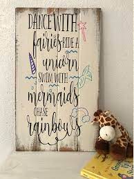 Pin On For Girls Room Wooden Signs Farmhouse Style