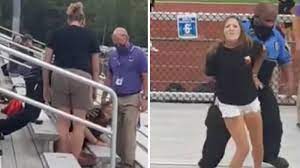 Woman who won't wear masks explains why | extended interview. Woman Tased Arrested After Not Wearing Mask At Ohio Football Game Abc7 Los Angeles