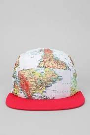 World Maps 5 Panel Hat Panel Hat 5 Panel Hat Hats