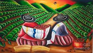 Design your everyday with coffee plantation art prints you'll love. Coffee Plantation Colombia Painting By Carlos Duque